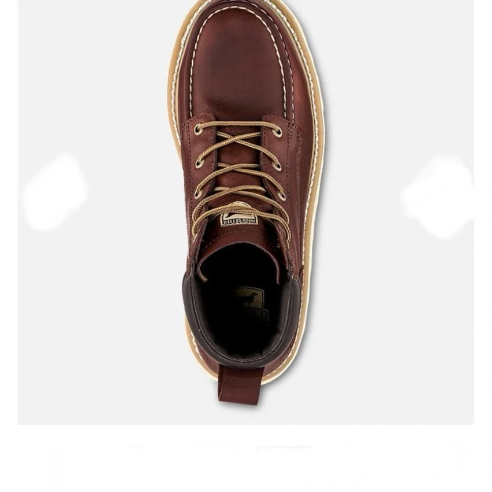 Irish Setter Ashby Work 6-inch Leather Soft Toe Mens size 9 NEW!!!
